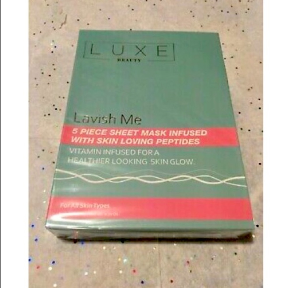 Luxe Beauty Lavish Me 5 Piece Face Sheet Masks